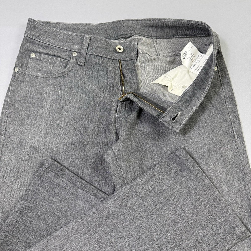 Naked & Famous Skinny Guy Jeans Mens 33x31 (Actual 32x31) Mixed Grey Stretch EUC - Picture 4 of 13